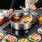 Two-in-One Serving Bowl Kadhai with Lid | Induction Hotpot