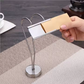 Luxury Metal Buffet Dish Name Stand – Gold & Silver | 8-Inch Table Display Stand for Events, Restaurants & Home Entertaining