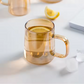 Amber Jug & Cup Set – 1 Jug + 6 Handled Cups