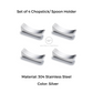 Chopstick Holders & Spoon Rest Set - Fine Dining Essentials (Set of 4, 6, 8)