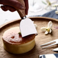 6-Piece Cheese Knife Set with Wooden Holder – Gold & Silver | Stainless Steel Knives with Wooden Handles for Cheese & Dips