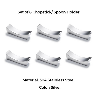 Chopstick Holders & Spoon Rest Set - Fine Dining Essentials (Set of 4, 6, 8)