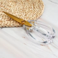 Luxury Scissors with Acrylic Handle | Gold Stainless Steel