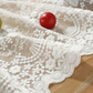 White Table Runner with European Embroidery | 2 sizes
