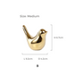 Electroplated Golden Birds - Ceramic
