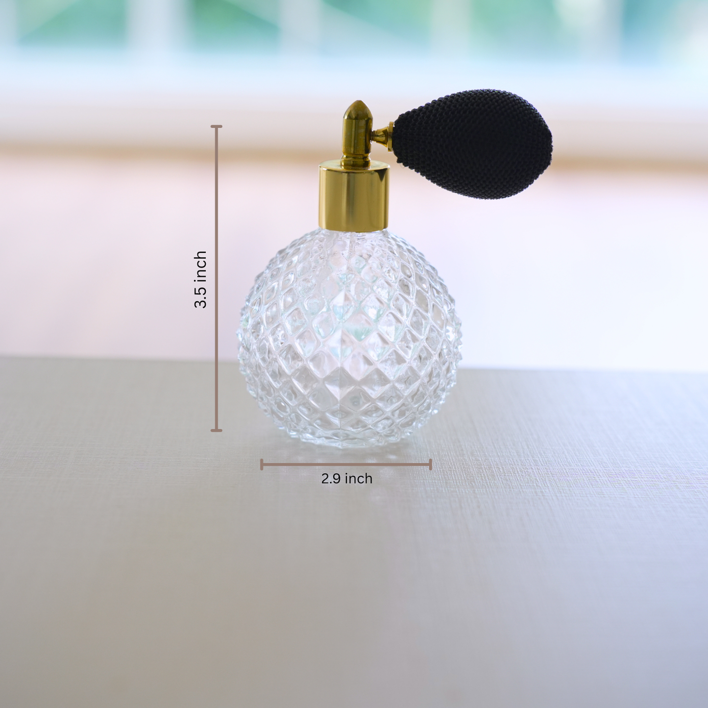 Glass Bitter Spray Bottle with Air Pump – Cocktail & Food Aroma Atomizer (100 ml)