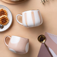 Nordic Style Porcelain Coffee Mug - Pastel Pink