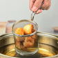 Mini Stainless Steel Snack Basket with Handle – Gold & Silver | Frying & Serving Basket for Finger Food