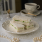 European Embossed Snack Plate - 8 inch