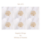 Gold Napkin Rings with Pearl & Stonework – Set of 4, 6, or 8