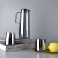 Luxury Grey Glass Jug Set with 4 or 6 Drinking Glasses