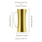 Luxury Gold Stainless Steel Water Jug & Carafe