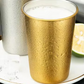 Gold Stainless Steel Drinking Glass | 304 Grade, 350ml Water Glass with Luxurious PVD Finish
