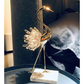 Luxury Gold Metal & Crystal Bird Figurines – Set of 2