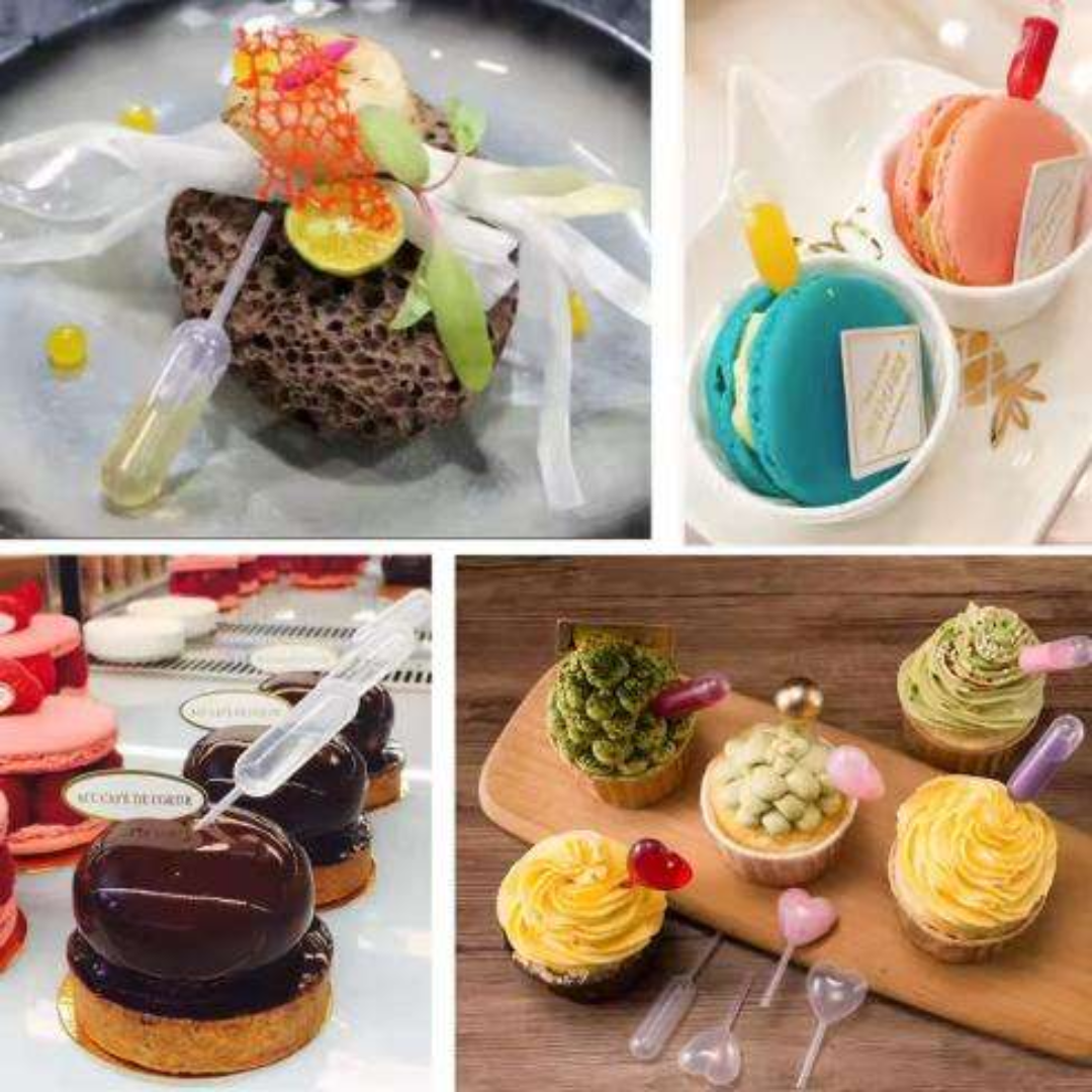 Gourmet Food Pipettes – Set of 50 | Sauce & Flavor Injectors (4 ml)