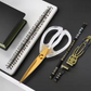 Luxury Scissors with Acrylic Handle | Gold Stainless Steel