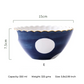Serving Bowl with Polka Dots - Blue - 6 inch