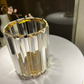 Cutlery Holder in Fluted Glass - Circular shape- Multipurpose Stand