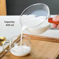 Glass Measurer and Tea Pan with Wooden Handle - 2 sizes (70ml and 400 ml)