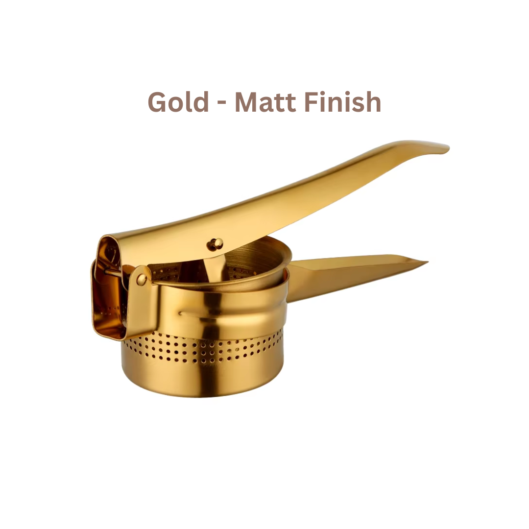 Manual Juicer and Potato Press - 3 colors - Gold, Silver, Rose Gold