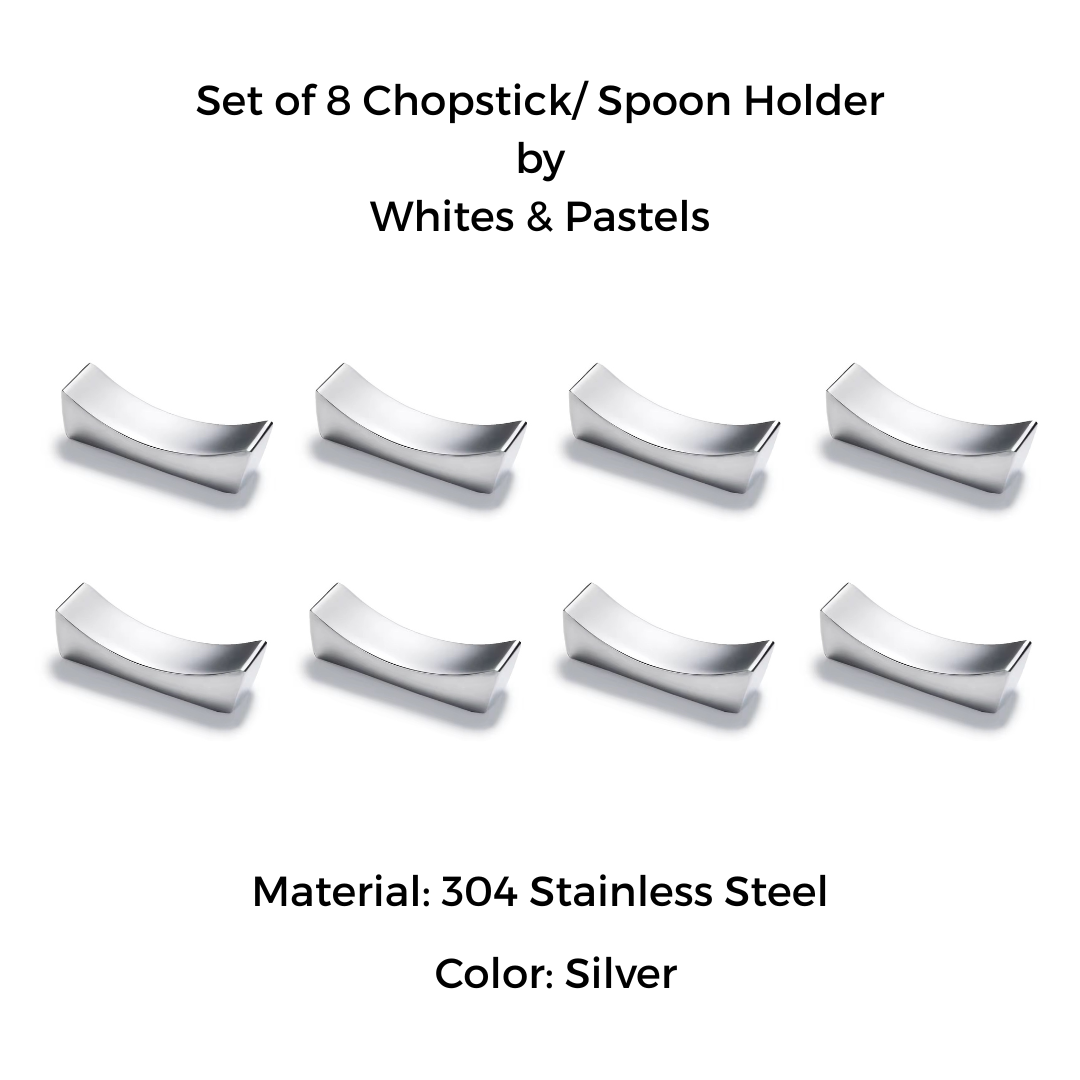 Chopstick Holders & Spoon Rest Set - Fine Dining Essentials (Set of 4, 6, 8)