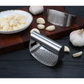 Garlic Press & Masher – Gold & Silver | 304 Stainless Steel