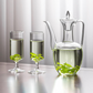 Glass teapot with hot and cold tea – Whites & Pastels