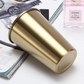 Gold Stainless Steel Drinking Glass | 304 Grade, 350ml Water Glass with Luxurious PVD Finish