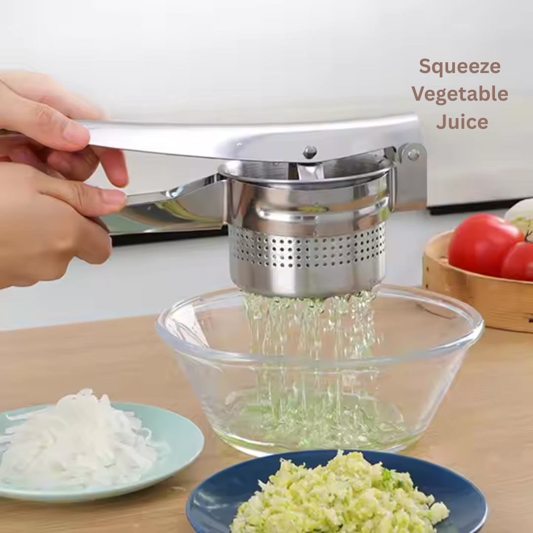 Manual Juicer and Potato Press - 3 colors - Gold, Silver, Rose Gold
