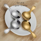 Mini Coffee Spoons for Jars - Set of 2 | Set of 4 | Gold & Silver Stainless Steel