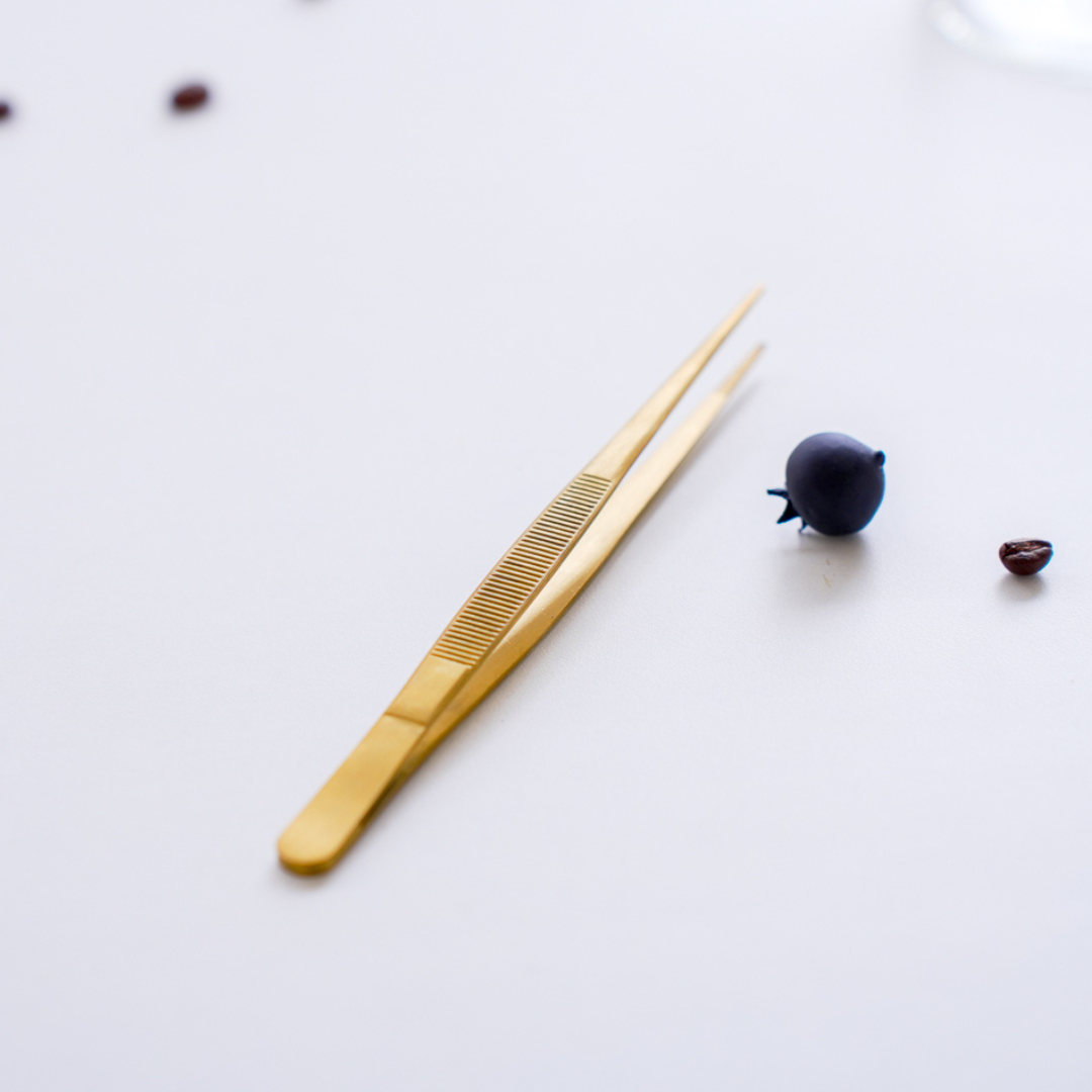 Culinary Precision Tweezers for Plating | Stainless Steel Chef Tweezers (16.5 cm)