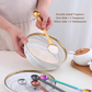 Double-Sided Measuring Spoon – Gold & Silver | Baking Spoon Set (15ml, 30ml, 5ml)