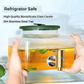 Borosilicate Glass Water Dispenser with Silver Stainless Steel Tap - 3200ml