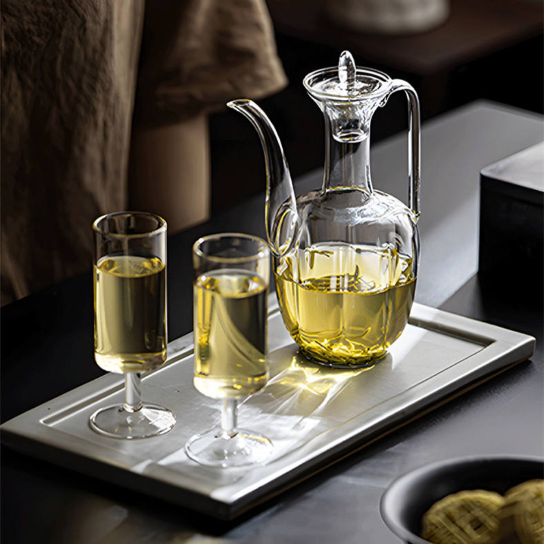 Luxury Arabic Style Glass Teapot – 550 ml Heat Resistant Borosilicate Kettle