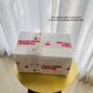 Borosilicate Glass Fluted Snack Glass Jars - Straight
