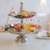 Metal Serving Tray & Stand | 2-Tier | 3-Tier | Scalloped Edge