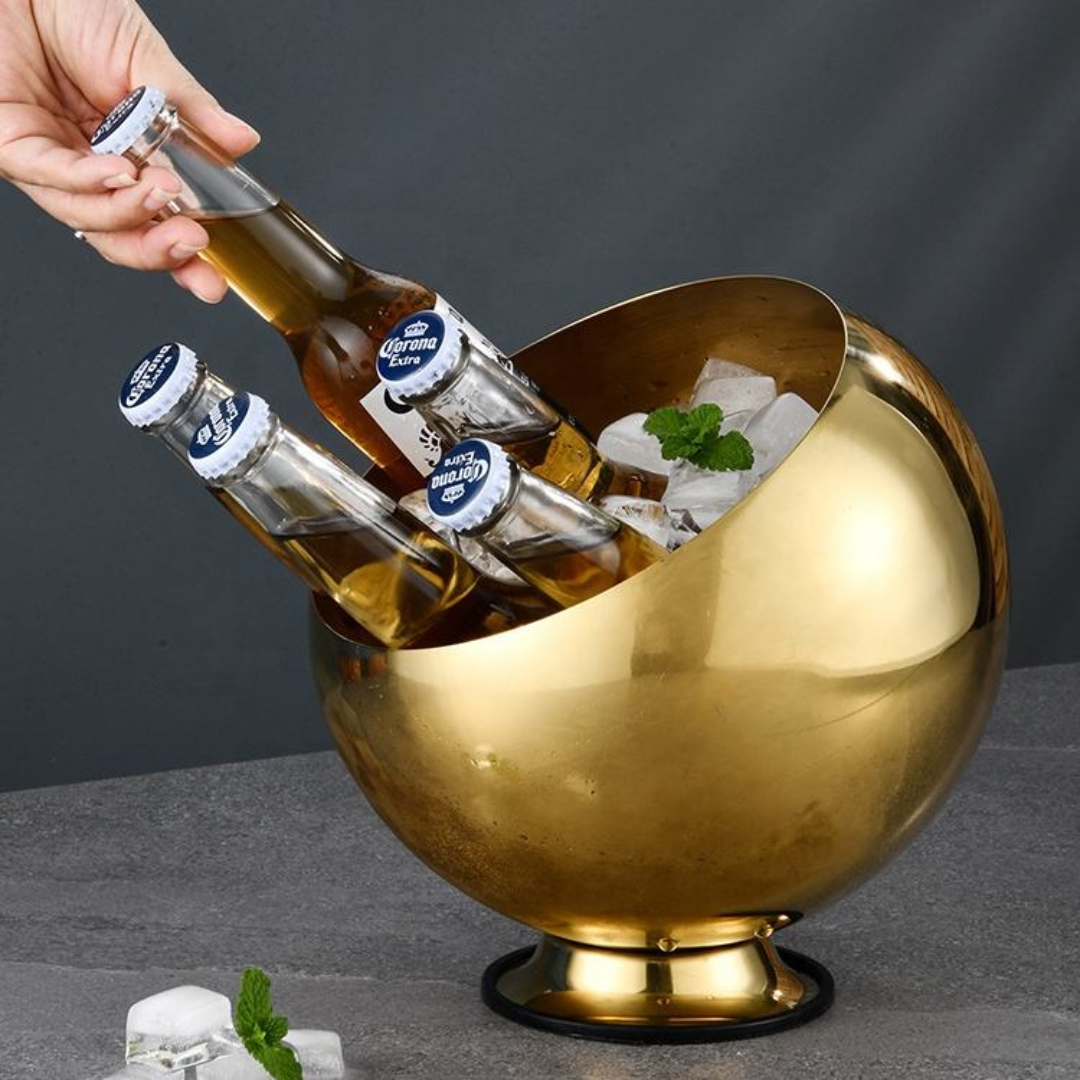 Contemporary Serving Bowl with Stand