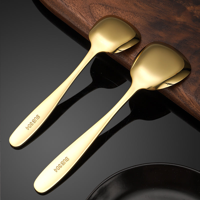Serving Spoon - 304 Stainless Steel in Gold finish