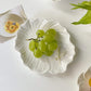 Embossed Cherry Blossom | Luxury Ceramic Porcelain Bowl & Plate Set