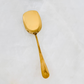 Gold Spatula for Serving Dry Dishes - 22 cm - Stainless Steel