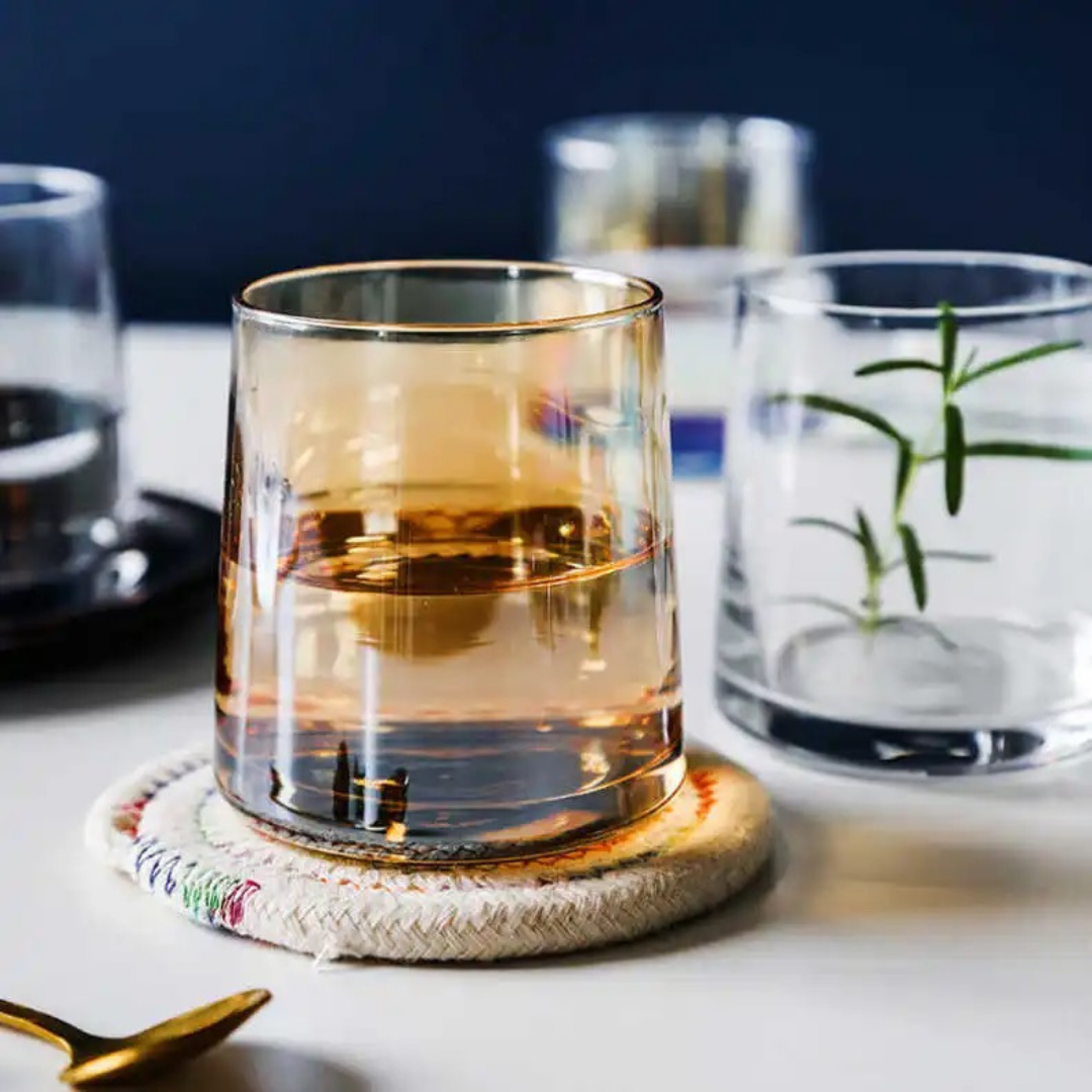 Drinking Glass Set of 2/4/6 Whiskey, Juice, and More - 300ml