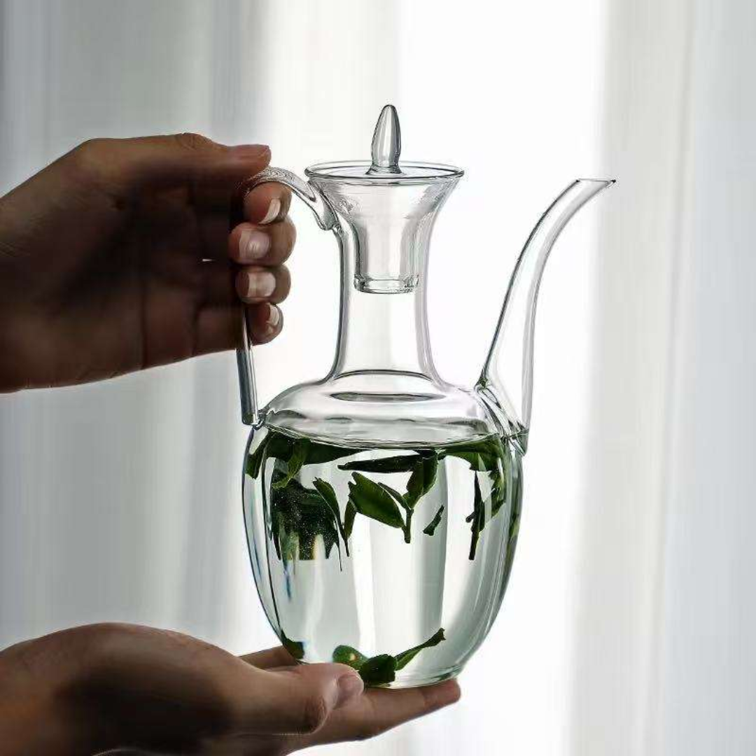 Luxury Arabic Style Glass Teapot – 550 ml Heat Resistant Borosilicate Kettle