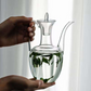 Luxury Arabic Style Glass Teapot – 550 ml Heat Resistant Borosilicate Kettle