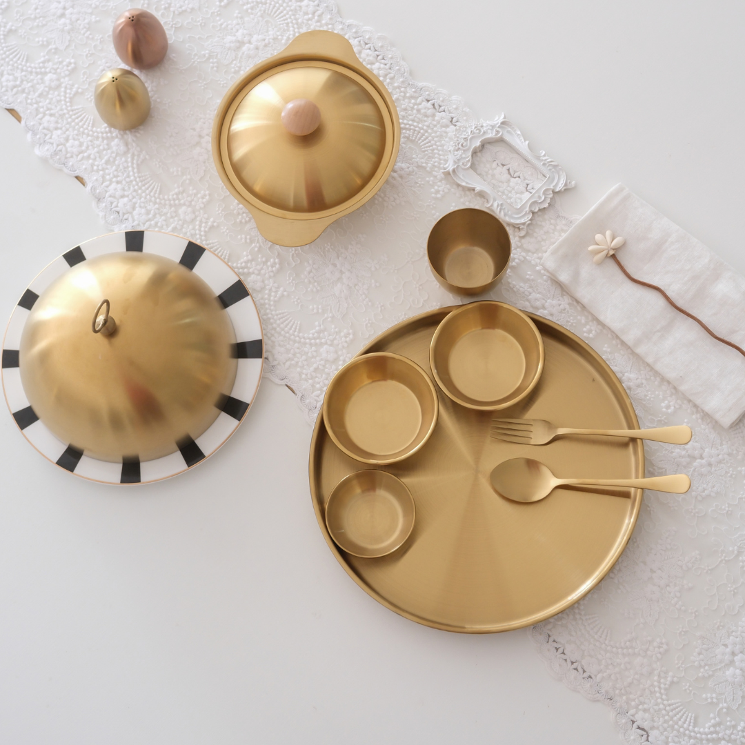 7-piece-gold-thali-set-with-12-inch-dinner-plate-and-serving-bowls