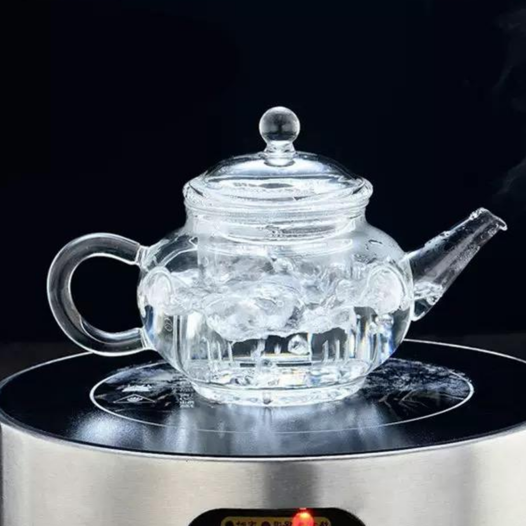 Glass Teapot with Infuser – 600ml Borosilicate Tea Pot