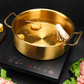 Two-in-One Serving Bowl Kadhai with Lid | Induction Hotpot