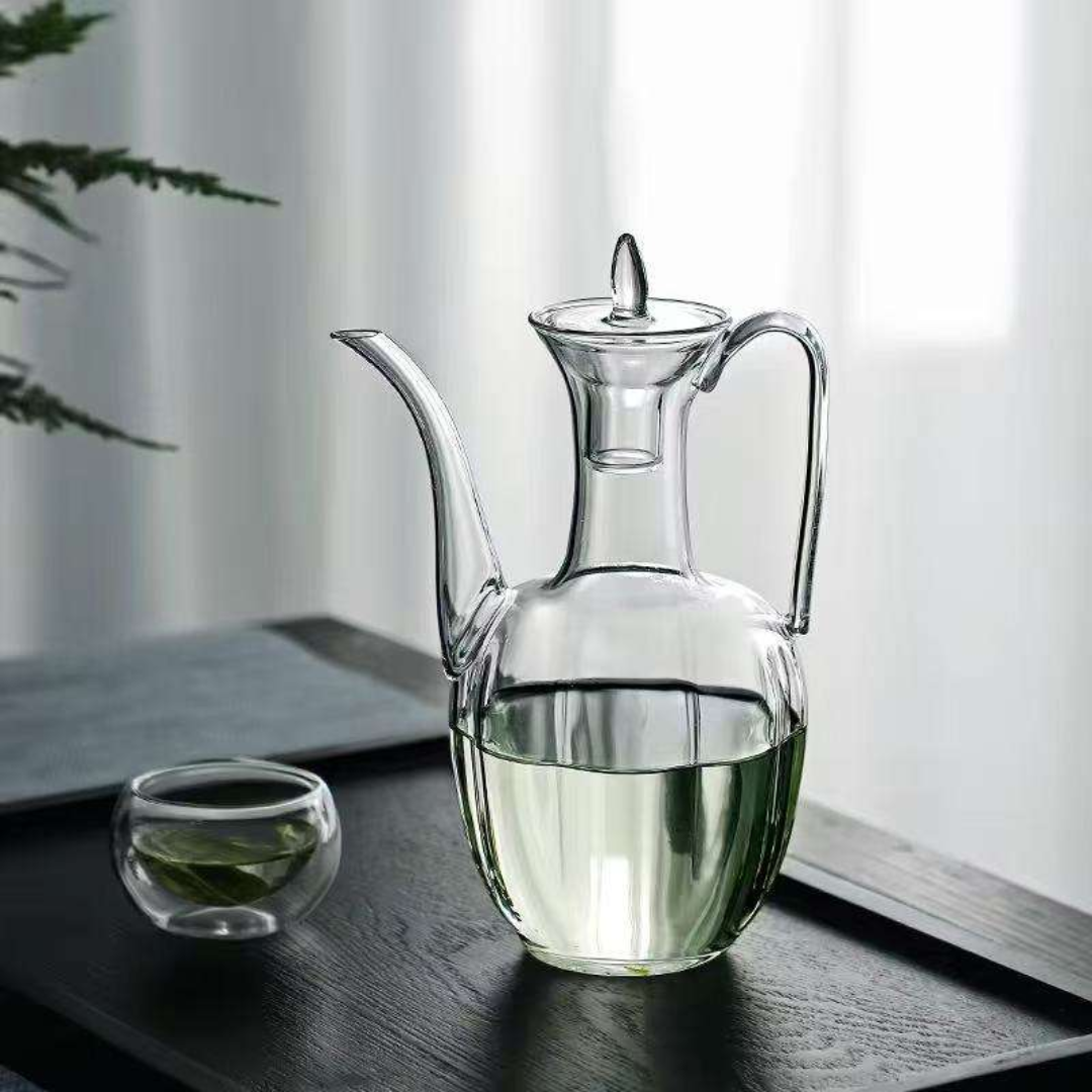 Luxury Arabic Style Glass Teapot – 550 ml Heat Resistant Borosilicate Kettle
