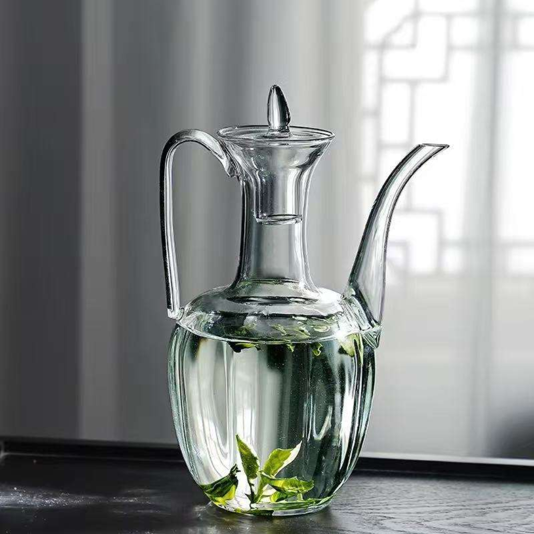 Luxury Arabic Style Glass Teapot – 550 ml Heat Resistant Borosilicate Kettle