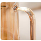 Luxury Gold & Amber Glass Jug Set with 6  Glasses