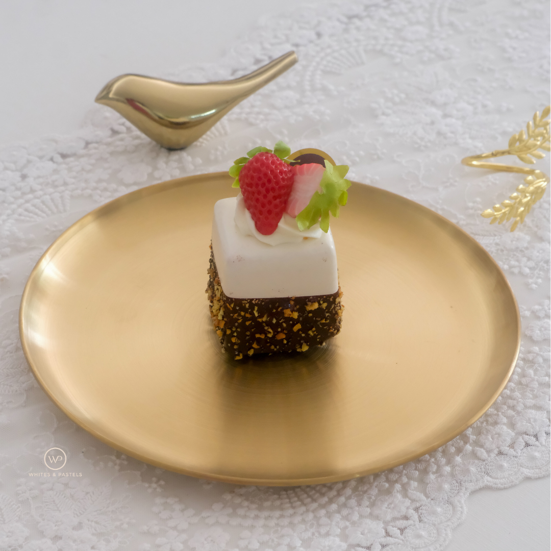 Gold Steel Plates - 4 sizes